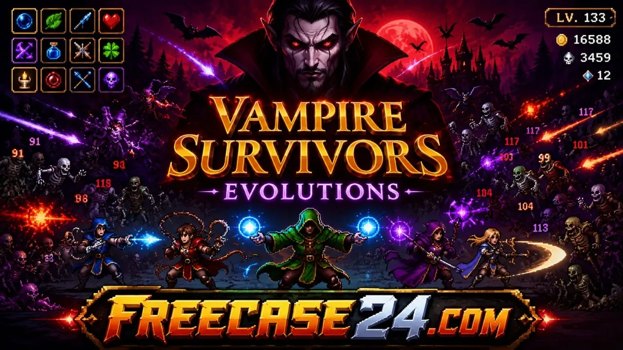 The Dopamine Trap of Vampire Survivors Evolutions (And Why We Keep Coming Back)